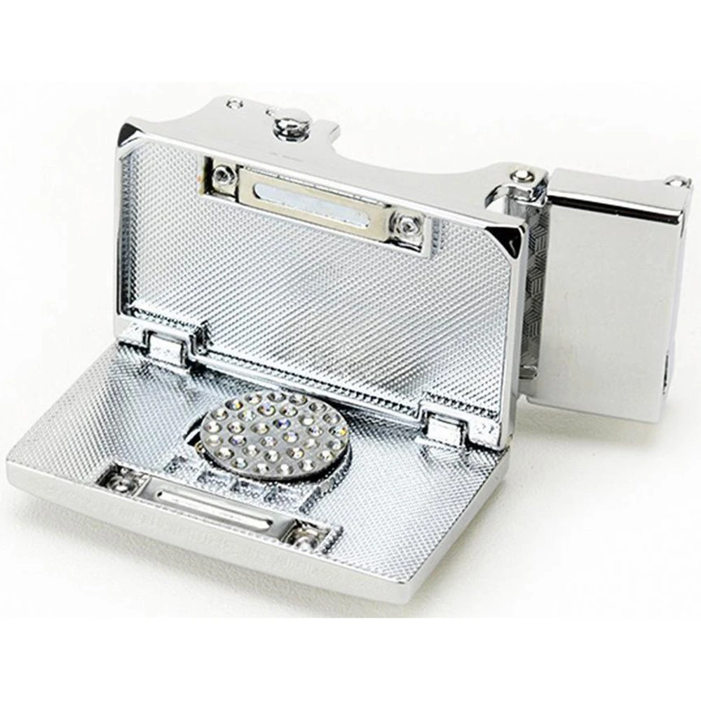 Nexbelt Sleek Crystal White Womens Belt - Image 2