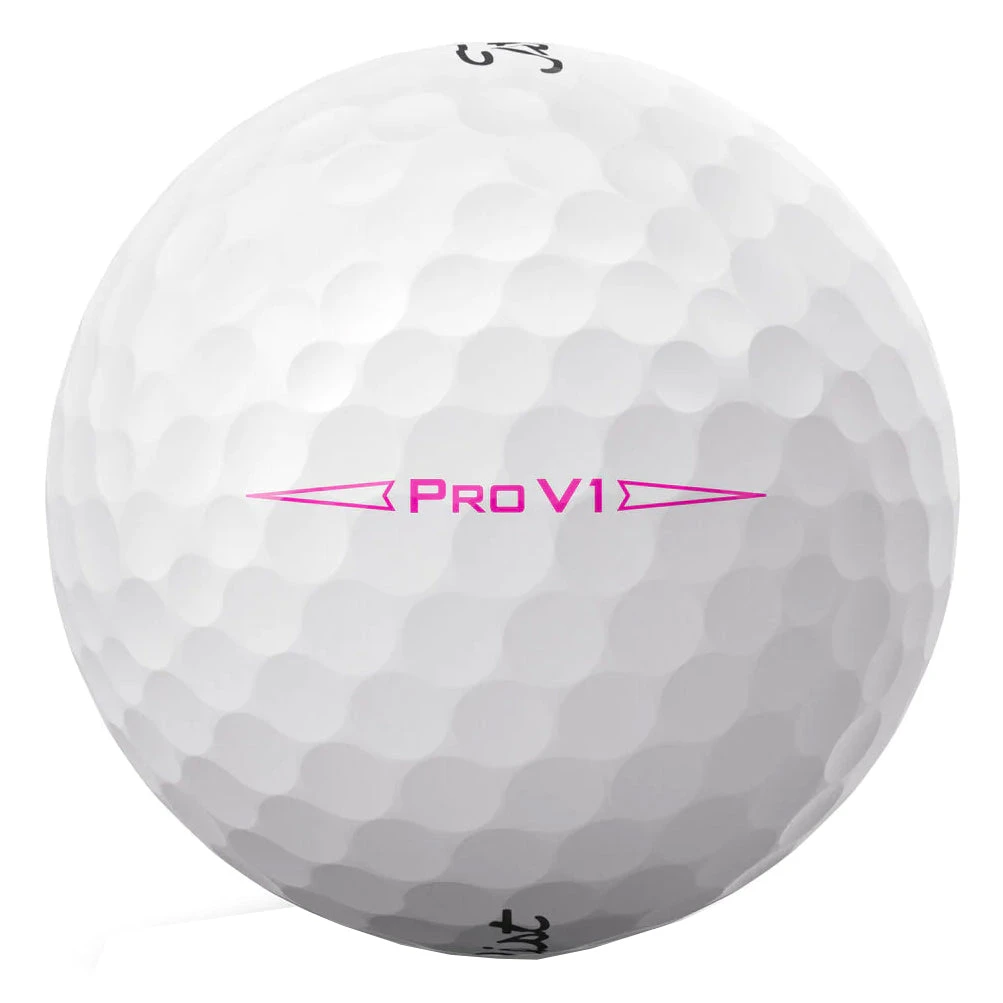 Titleist Pro V1 Pink Edition Golf Balls - Dozen - Image 3