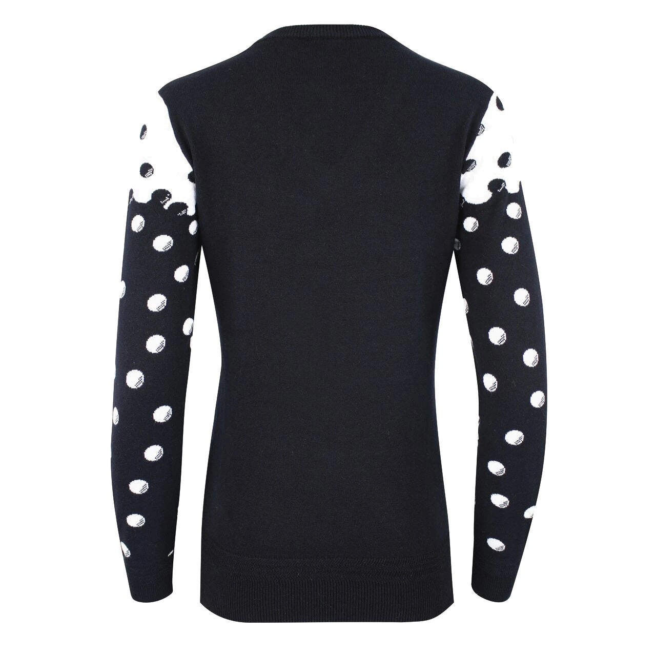 Daily Sports Aim Navy Womens V-Neck Golf Sweater - Image 2