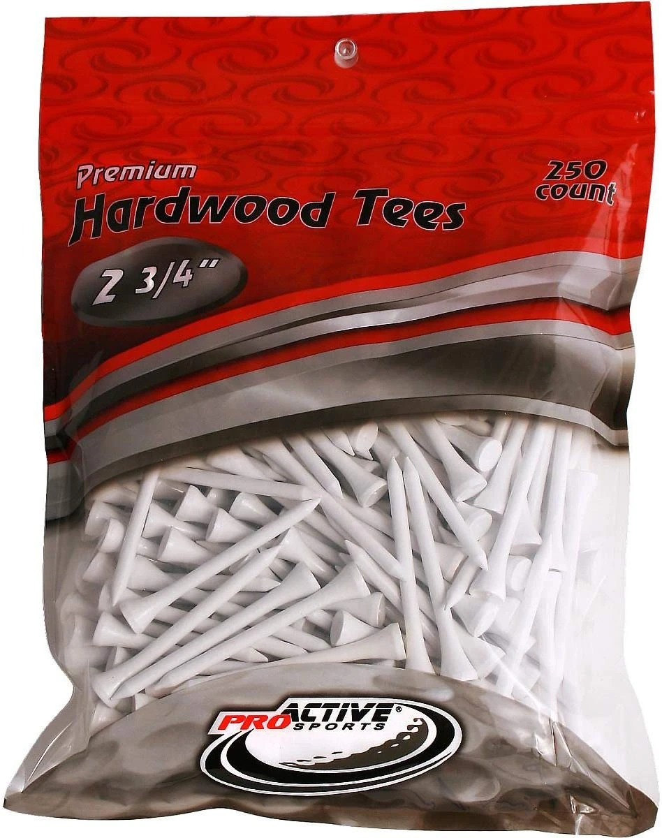ProActive Premium Sports Hardwood Golf Tees 2.75" 250 Count - Image 2