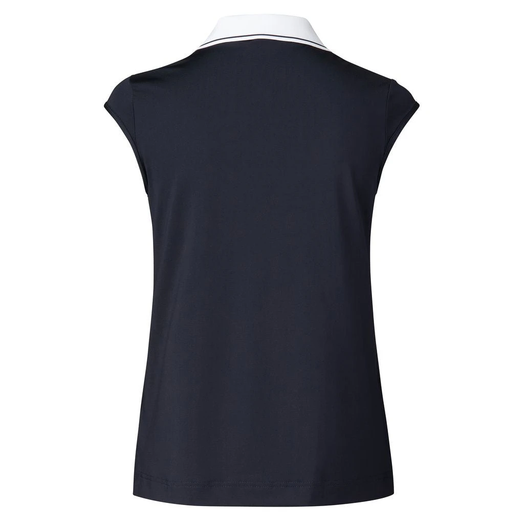 Daily Sports Indra Navy Womens Sleeveless Golf Polo - Image 2