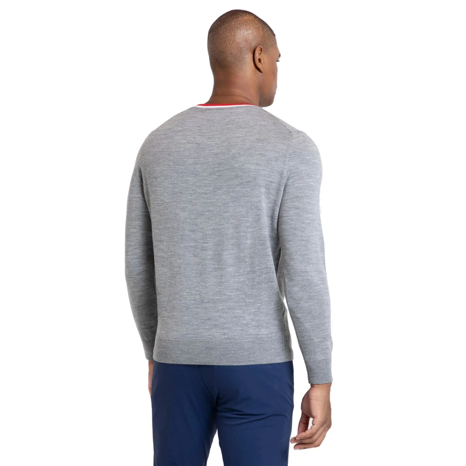 Redvanly Robinson Iron Mens Golf Crewneck Sweater - Image 2