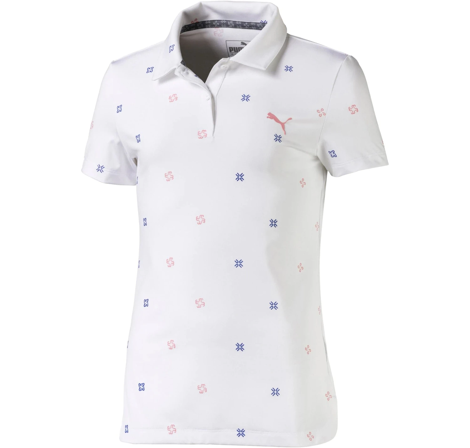 PUMA Golf Puma Ditsy Girls Golf Polo
