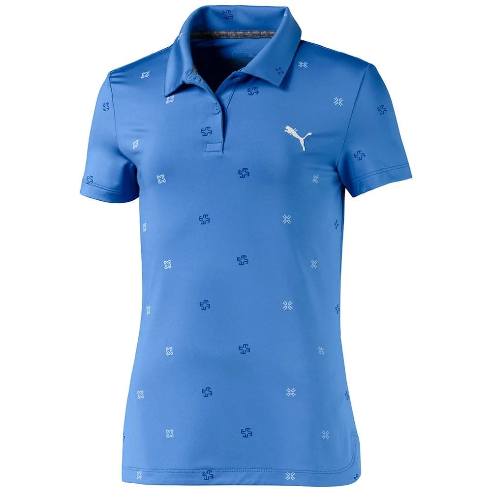 PUMA Golf Puma Ditsy Girls Golf Polo - Image 2