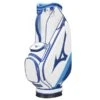 Mizuno Tour Staff Cart Bag 22 5W White Blue