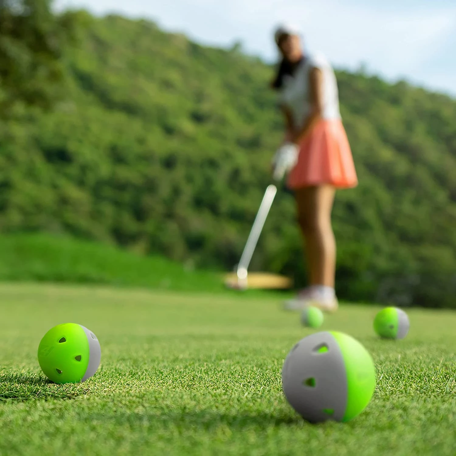 F4 Pure Contact Practice Golf Balls - 12 Pack - Image 4