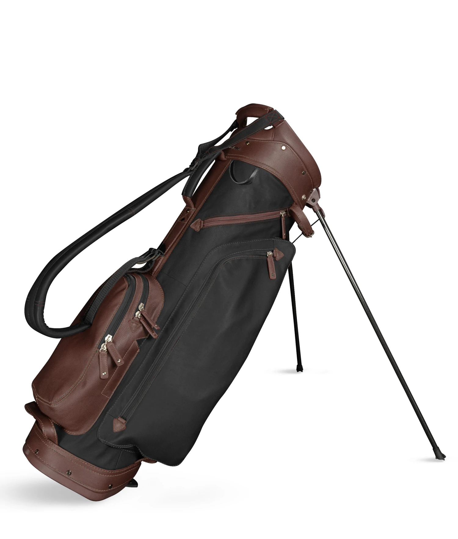 Sun Mountain Golf Leather Carry Stand Bag - Image 2