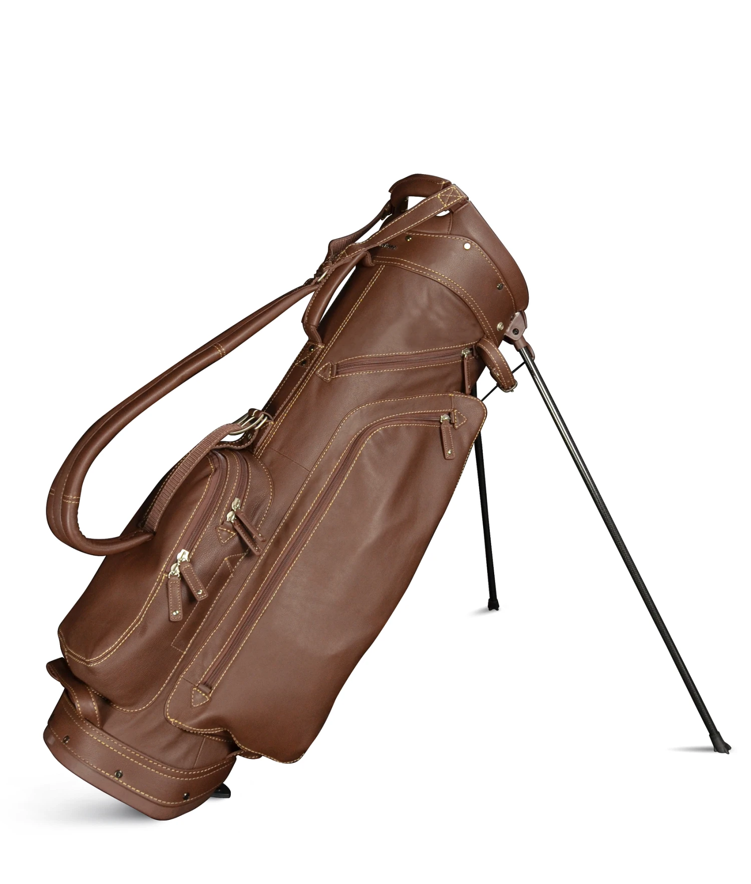 Sun Mountain Golf Leather Carry Stand Bag - Image 3