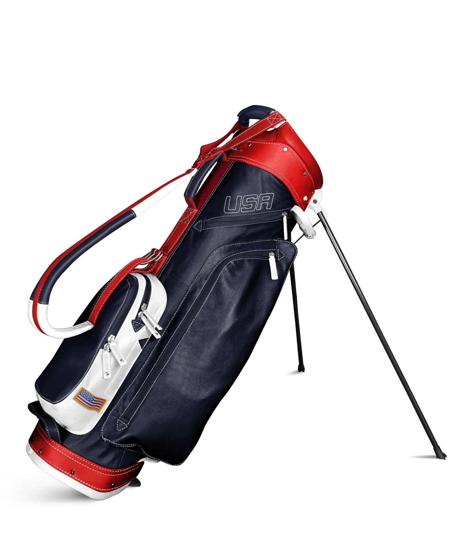 Sun Mountain Golf Leather Carry Stand Bag - Image 5