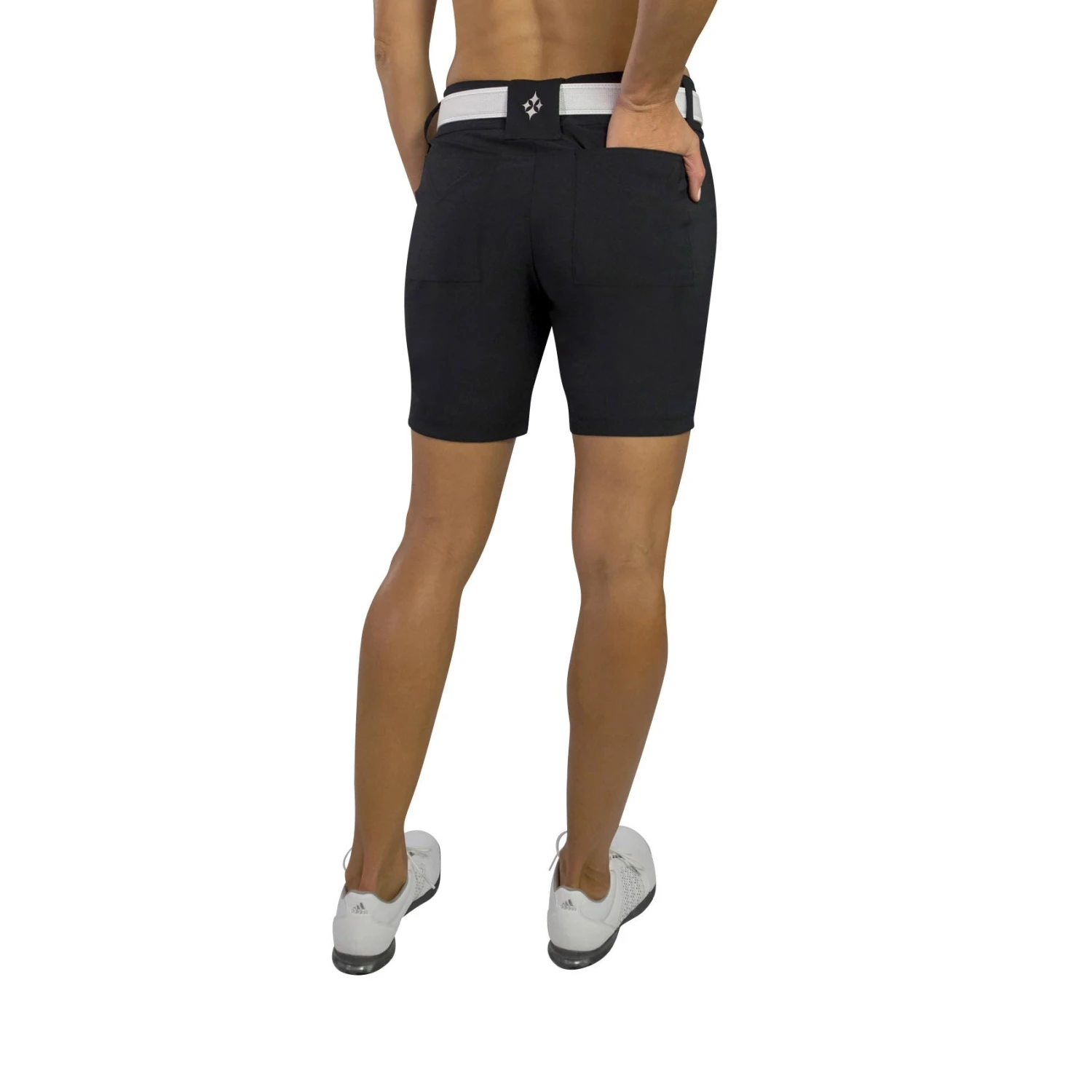 JoFit Belted 7.5 In Womens Golf Shorts - Image 2