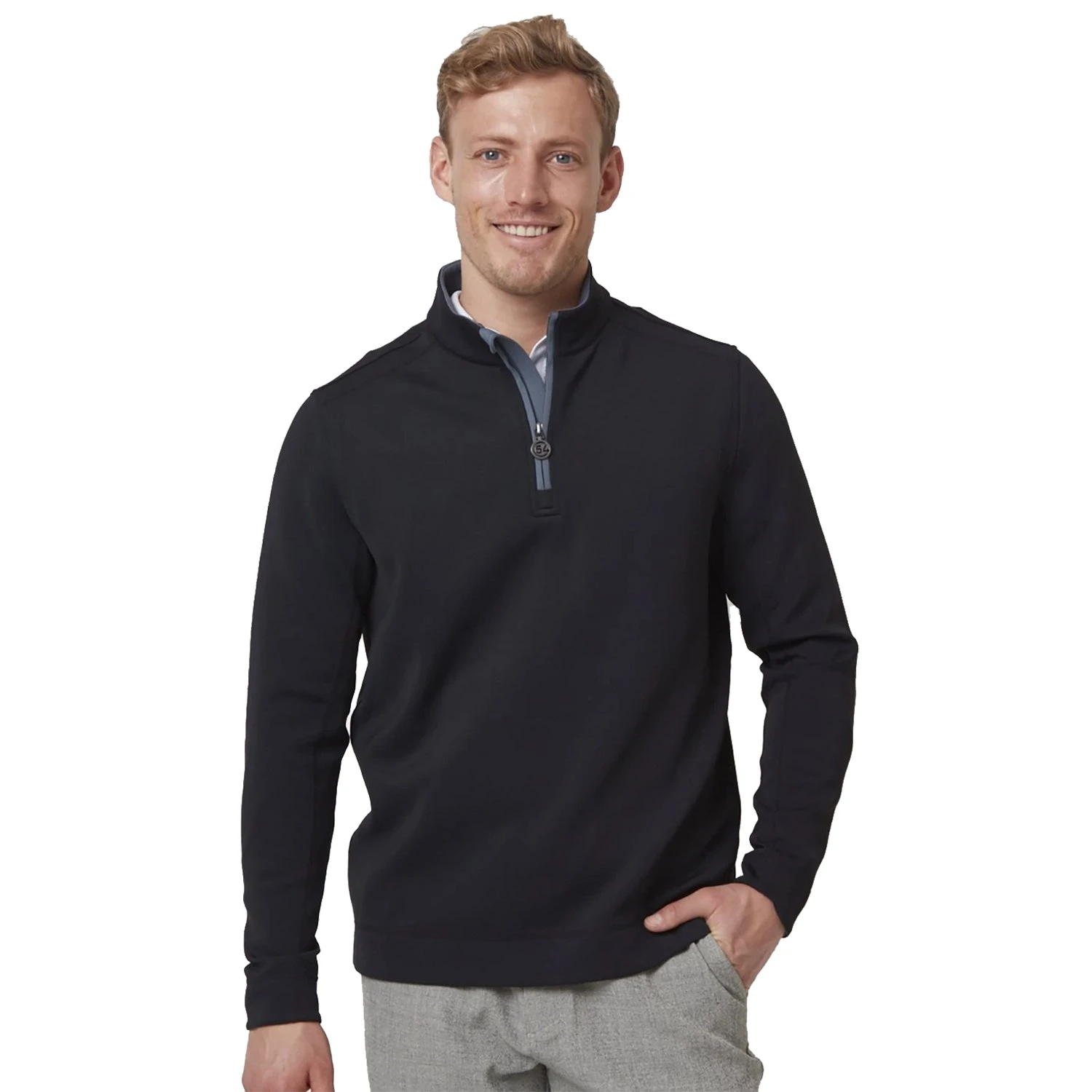 Chase 54 Chase Long Sleeve Mens Golf 1/4 Zip - Image 2