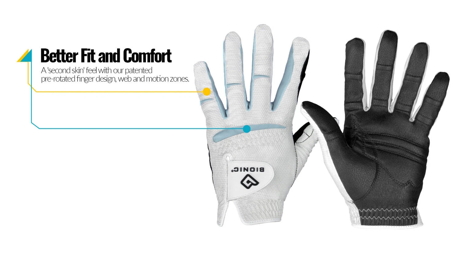 Bionic Men's RelaxGrip 2.0 Golf Gloves - Image 2
