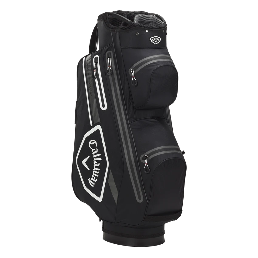 Callaway Chev Dry 14 Golf Cart Bag - Black/Charcoal/White - Image 2
